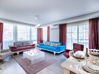 Alanya Konaklı 2+1 Tatil Dairesi | Denize 100m | Havuzlu | Arman Residence